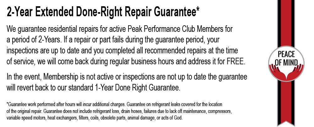 Extended Done-Right Repair Guarantee