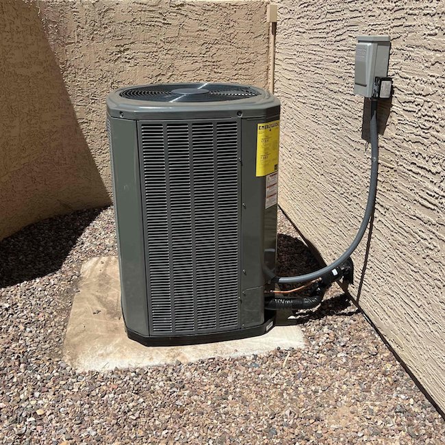 Trane Heat Pump Install - E. Courtney Lane, Tempe, AZ