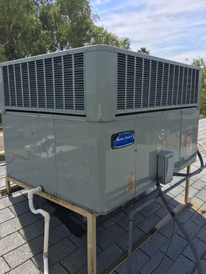 A rooftop AC unit - John’s is your go-to contractor for AC Services in Tempe.